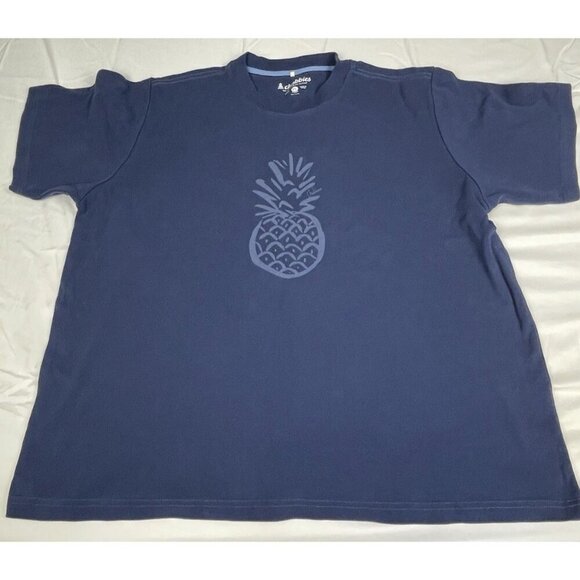 Chubbies Men’s XL Blue T-Shirt Pineapple Print Heavyweight Weekend Extra large - Picture 1 of 6